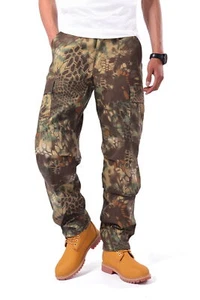 BACKBONE Mens Military Tactical BDU Camouflage Pants Casual Cargo Pants Trousers - Picture 1 of 135