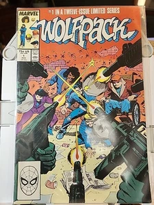 WOLFPACK #1 (Marvel Comic's, Aug 1988) - Picture 1 of 5