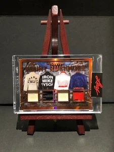 2021 Leaf Ultimate Sports - "Mount Rushmore" Muhammad Ali / Tyson 21/30 RARE! - Picture 1 of 3