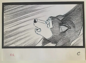 Balto Original Movie Storyboard Drawing Art Animation Balto #7 - Picture 1 of 3