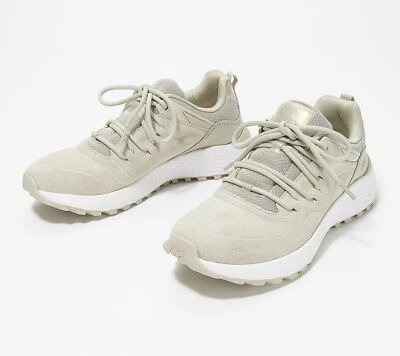 New Ryka Womens Kali Suede Walking Sneakers Shoes Pelican Size 11 - Image 1 of 4