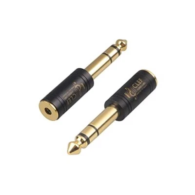 Clef Audio Lab6.35mm Male to 3.5mm Female Stereo TRS Headphone Adapter-2-Pack - Image 1 of 2