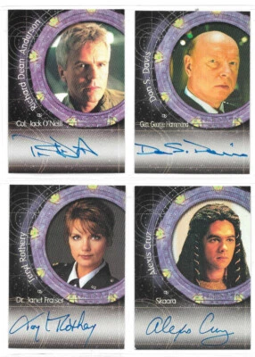 Stargate SG-1 Autograph Costume And Relic Card Selection NM Rittenhouse Archives - Image 1 of 4
