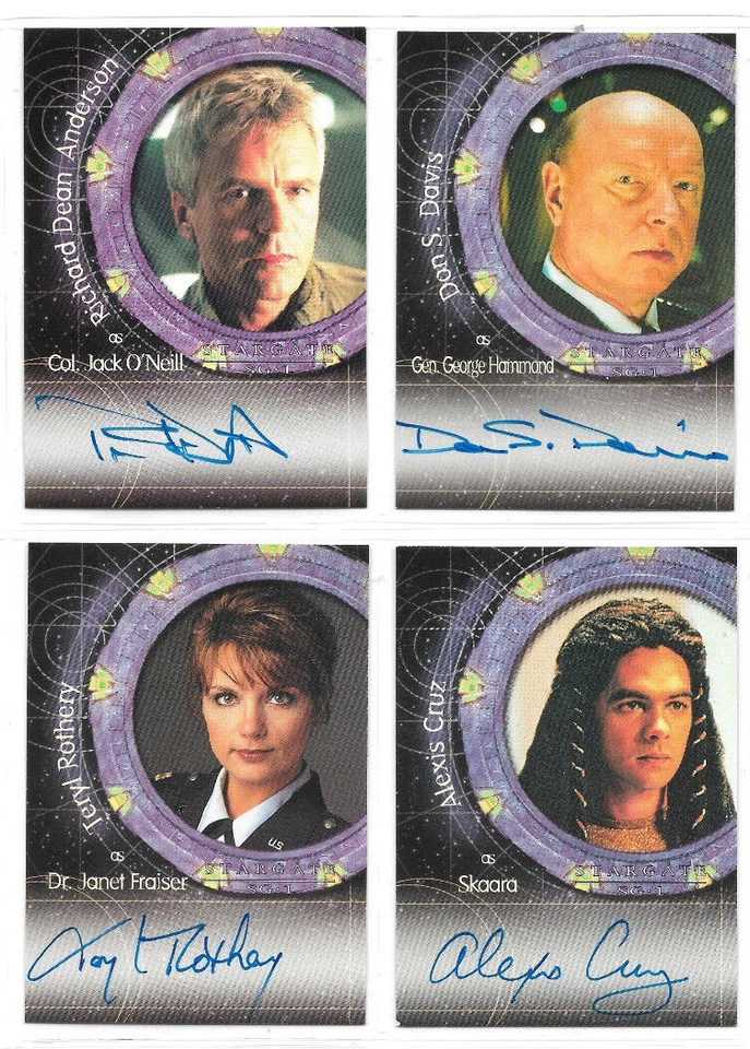 Stargate SG-1 Autograph Costume And Relic Card Selection NM Rittenhouse Archives - Image 1 of 4