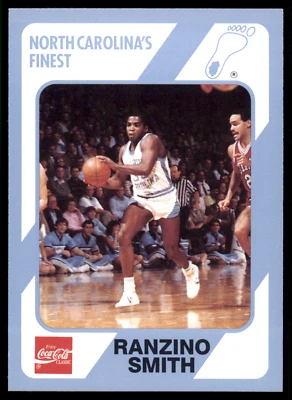 1989 Collegiate Collection Coca-Cola Ranzino Smith #169 North Carolina's Finest - Image 1 of 2