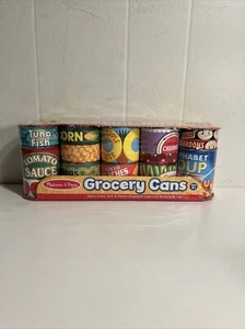 Melissa & Doug Let's Play House Grocery Cans 4088 Pretend Kitchen Food NEW - Picture 1 of 15