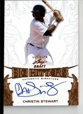 2015 Leaf Ultimate Draft Christin Stewart Auto Detroit Tigers #BH-CS2