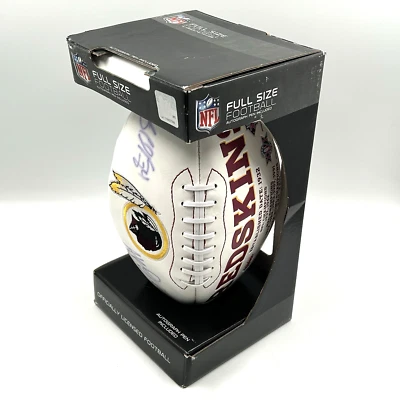 Washington Redskins Tamaño Completo Licencia Oficial Fútbol NFL Firmado Automático Foto 1 de 4