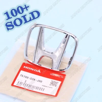75700-S2A-J00 Nuevo OEM 2002-2009 Honda S2000 Frontal Centro EMBLEMA “H” Logo Insignia Foto 1 de 4