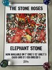 Original Rare Vintage 1988 The Stone Roses "Elephant Stone" Poster.