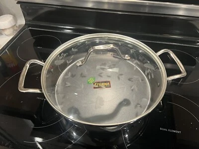 "Cazuela profunda con tapa Princess House Culinario Series 10"" 18/10" Foto 1 de 4