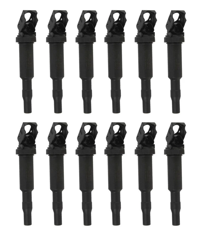 Bosch Set of 12 Ignition Coils For BMW F02 E66 760Li E65 760i - Image 1 of 1