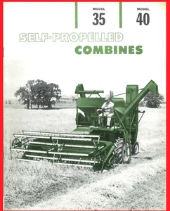 Folleto Oliver Combinaciones Autopropulsadas Modelo 35 y Modelo 40 - Imagen 1 de 13