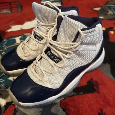 Nike Air Jordan 11 XI Retro Win Like 82  Size 6Y (378038-123) - Image 1 of 4