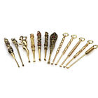 Personalized Retro Brass Earpick Portable Curette Pendant Ear Clean Tool Spoon
