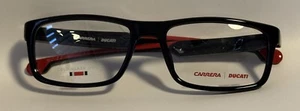Carrera Ducati CARDUC 016 OIT 145 Black Men's Eyeglass Frames Cold Glaze Only - Picture 1 of 8