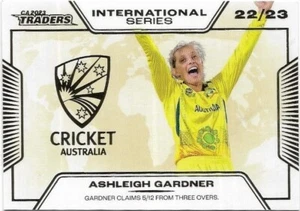 2023 / 24 Cricket Traders International Album card (ISA28) ASHLEIGH GARDNER #23 - Picture 1 of 1