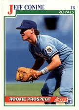 1991 Score Baseball Card #722 Jeff Conine Rookie