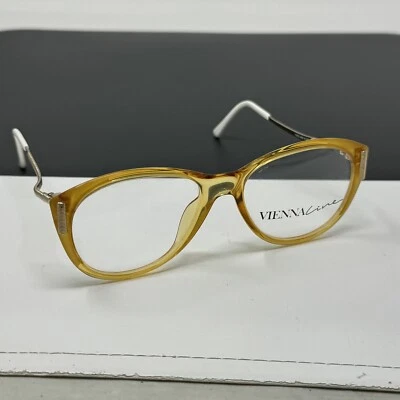 Vintage Viennaline 1479 70 Clear Retro Optyl Eyeglass Frames Germany Vienna Line - Image 1 of 4