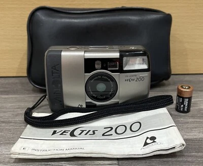 Vintage Camera Minolta Vectis 200 Point Shoot Tested Working Instructions 📸 - Image 1 of 4