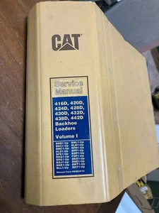 Cat 416D 420D 424D 428D 430D 432D438D 442D Backhoe Loader Service Manual Vol. 1 - Picture 1 of 4
