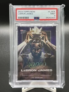 Topps de 40000 puntos LeBron James ahora. PSA COMO NUEVO 9 - Imagen 1 de 2