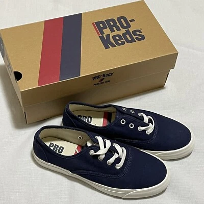 Zapatos Tenis Pro Keds Royal Lo Clásicos Azul Marino Lona Talla 6.5 Nuevos en Caja Foto 1 de 4