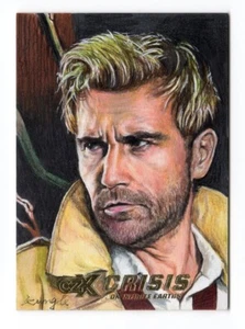 Boceto Cryptozoic CZX Crisis on Infinite Earths Constantine 1/1 de Kang Le - Imagen 1 de 3