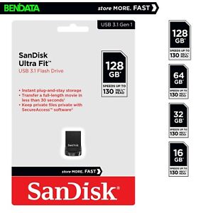 SanDisk Ultra 16GB 32GB 64GB 128GB Flash Drive USB 3.0 Thumb Memory Stick lot