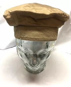 US Army khaki cotton uniform service cap cover size 6 1/2 small each H2711 - Picture 1 of 7