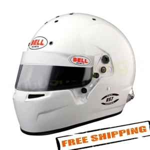 BELL 1310A12 RS7 Pro White 61 plus Full-Face Racing Helmet - Bild 1 von 3