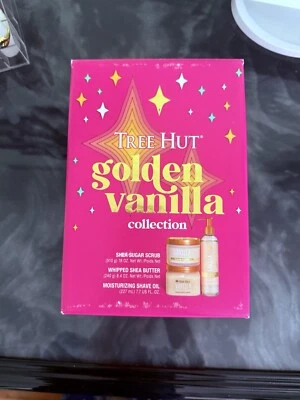 Tree hut golden vanilla Body Care Set 3x With Body Scrub, Body Butter, Shave Oil - Image 1 of 4