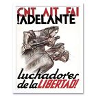 War Spanish Civil Propaganda Cnt Fai Communist Republican Spain Framed Art Print