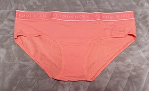 Victoria's Secret Coral Sólido Hiphugger/Hipster Panty ~ GRANDE ~ ¡NUEVO CON ETIQUETAS! - Imagen 1 de 8