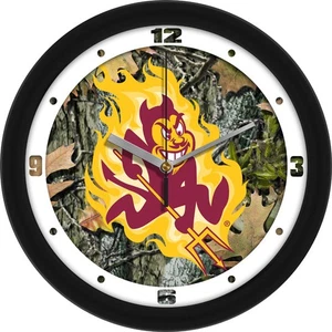 Arizona State Sun Devils Camo Wall Clock - Picture 1 of 1