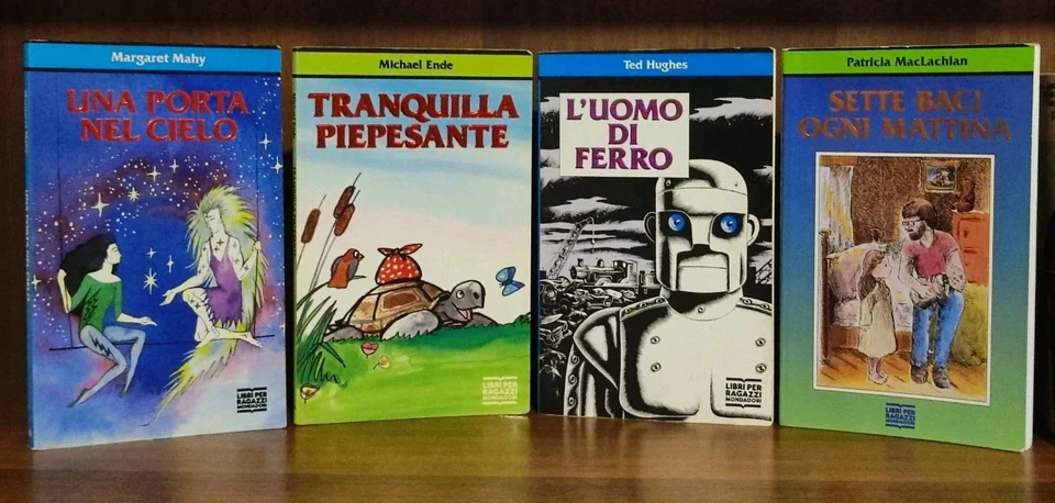 Libri Per Ragazzi Mondadori L'uomo Di Ferro Tranquilla Piepesante Ende - Immagine 1 di 1