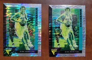 2020-21 Panini Flux Pulsar Prizm #191 Dirk Nowitzki 2 Card Lot HOF NM+ - Picture 1 of 5