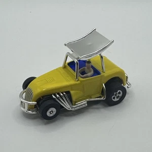 “Dash Autoworld Chassis” YELLOW SUPER MODIFIED ROADSTER HO SLOT CAR ~ Modern - Picture 1 of 18