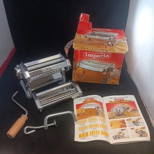 Imperia Nudelmaschine Maschine Heavy Duty Stahl SP-150 Made in Italy Fettuccine - Bild 1 von 23
