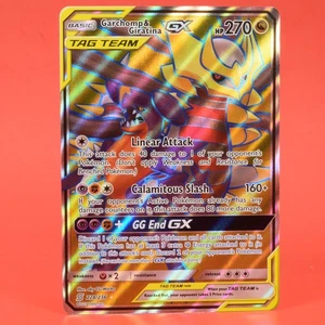 Pokemon English TCG Card Unified Minds Garchomp & Giratina GX 228/236 Full Art - Picture 1 of 5