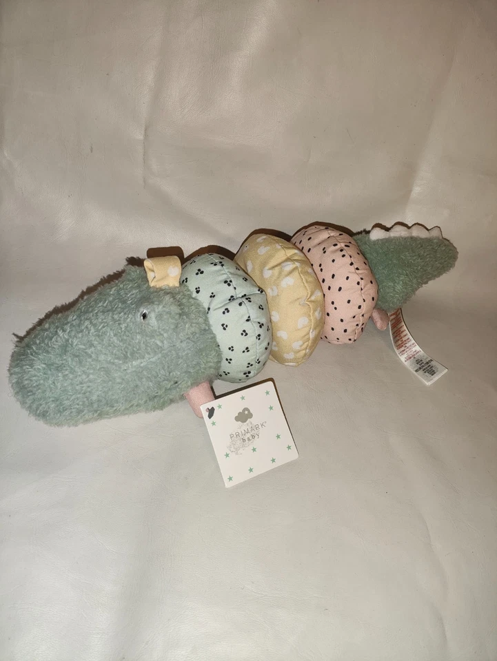 Primark Krokodil Motorik Stofftier Schmusetier Kuscheltier 38cm NEU  - Bild 1 von 1