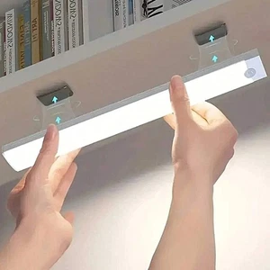 Luz nocturna LED inalámbrica sensor de movimiento luz armario lámpara de noche para cocina dormitorio - Imagen 1 de 8
