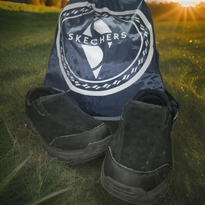 Zapatos sin cordones para mujer SKECHERS Hillcrest Trail NatureWalk; negros de gamuza talla 9 nuevos con etiquetas Foto 1 de 4