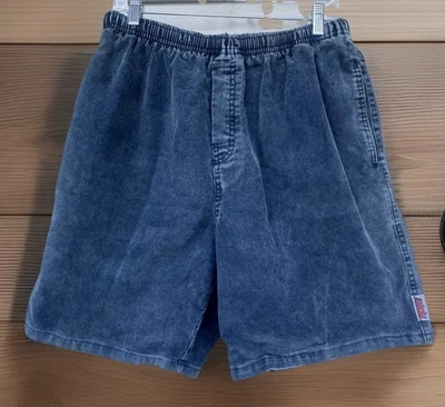 Vintage 90s Gotcha Blue Corduroy Shorts Large Surf Skate Grunge South Africa F - Image 1 of 4