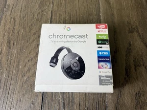 Google Chromecast 2. Generation TV Digital Media Streaming Gerät & Box NC2-6A5 - Bild 1 von 10