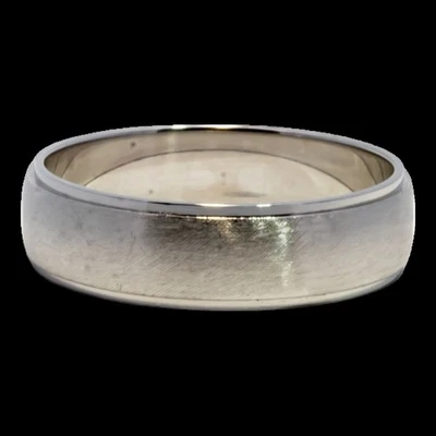 Anillo de oro para caballeros de oro blanco de 14 quilates 5,4dwt tamaño: 9,75 (B06003220) Foto 1 de 4