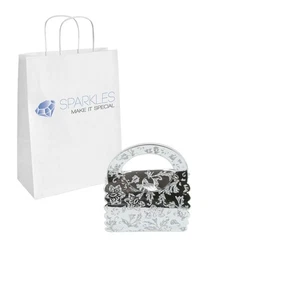 10 Mirror Silver Purse Wedding Favor Gift Boxes Decor Candy - Picture 1 of 5