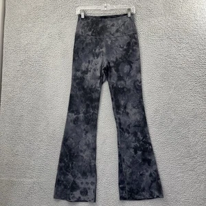 Lululemon Groove Super High Rise Flared Pant Nulu Graphite Grey Diamond Dye W 8 - Bild 1 von 9