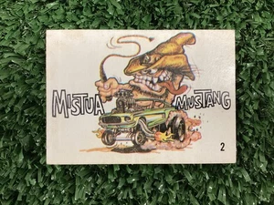 1969 Donruss Odd Rods #2 Mistua Mustang Sticker Card Free Shipping! - Picture 1 of 2
