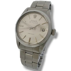 Rolex Air-King Date Precision 5700 Vintage Automatic Watch Linen Dial Year 1973 - Picture 1 of 20